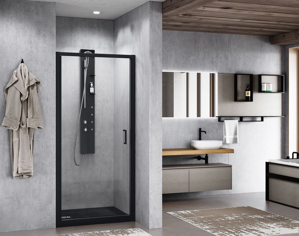 Novellini ZEPHYROS 2.0 G hinged shower door Framed hinged shower door